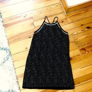 Romeo and Juliet beaded halter shift dress